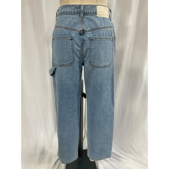 Grlfrnd 'Milla' Blue Utility Slouch Denim Jean Size 26 - Picture 3 of 5